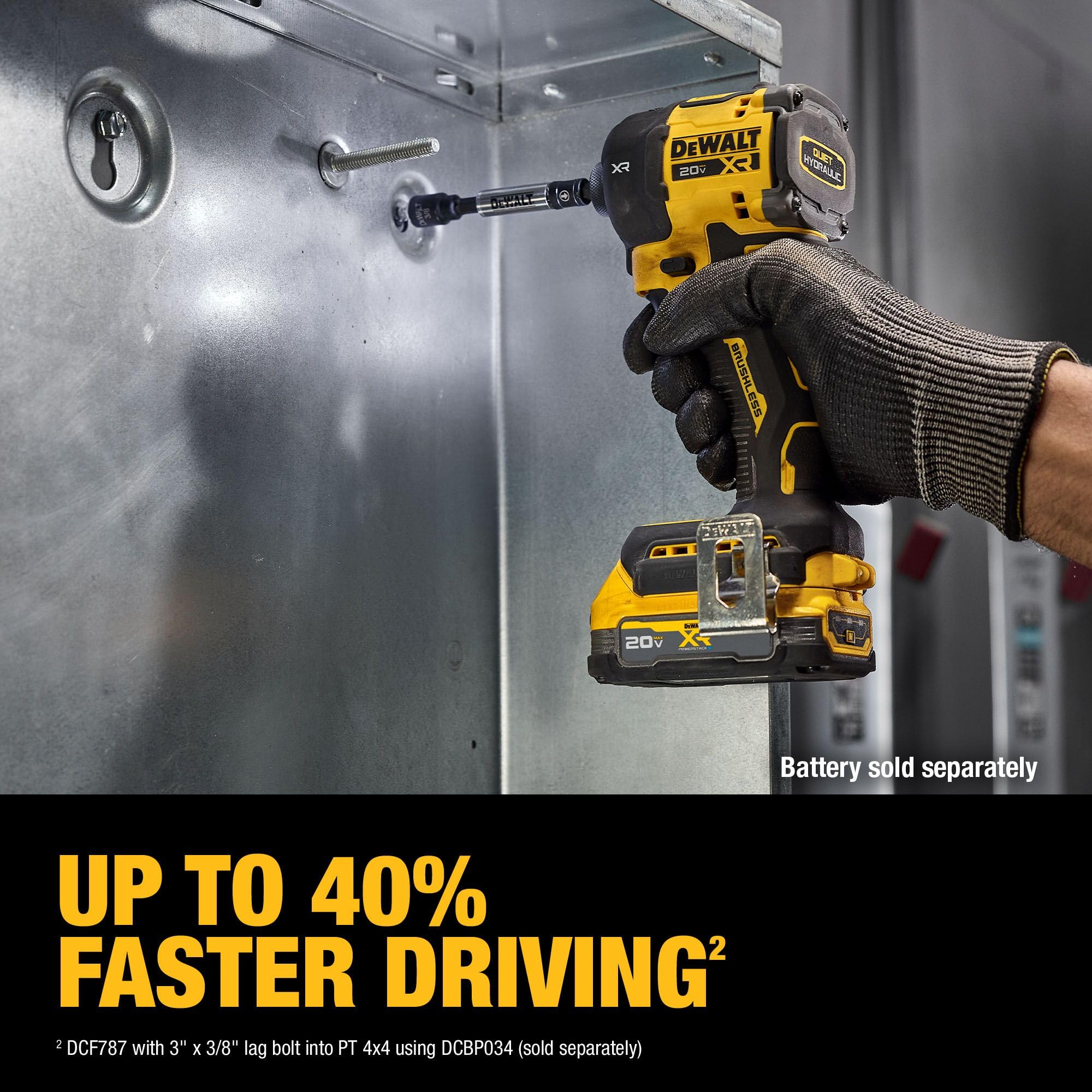 Foto 5 pulgar | Destornillador de Impacto DeWalt 20v Max XR Inalámbrico 1/4'' DCF870B - Venta Internacional