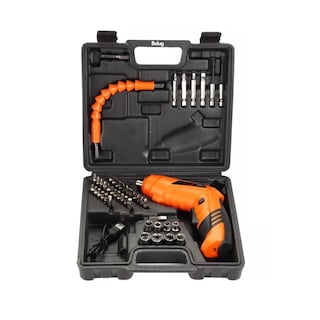 Foto 1 | Kit Atornillador Inalámbrico De 3.6v, Belug De 46 Piezas Naranja Con Negro