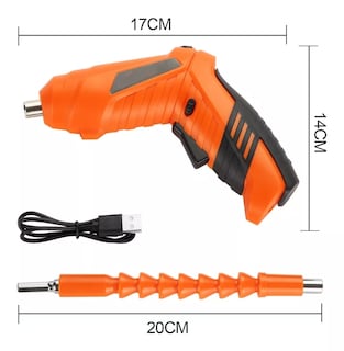 Foto 4 | Kit Atornillador Inalámbrico De 3.6v, Belug De 46 Piezas Naranja Con Negro