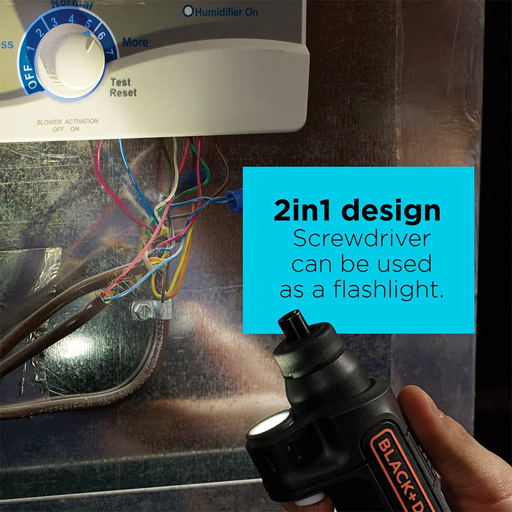 Foto 4 pulgar | Destornillador Inalámbrico Black+decker 4v Max* Bdcsfl20c Con Led - Venta Internacional.