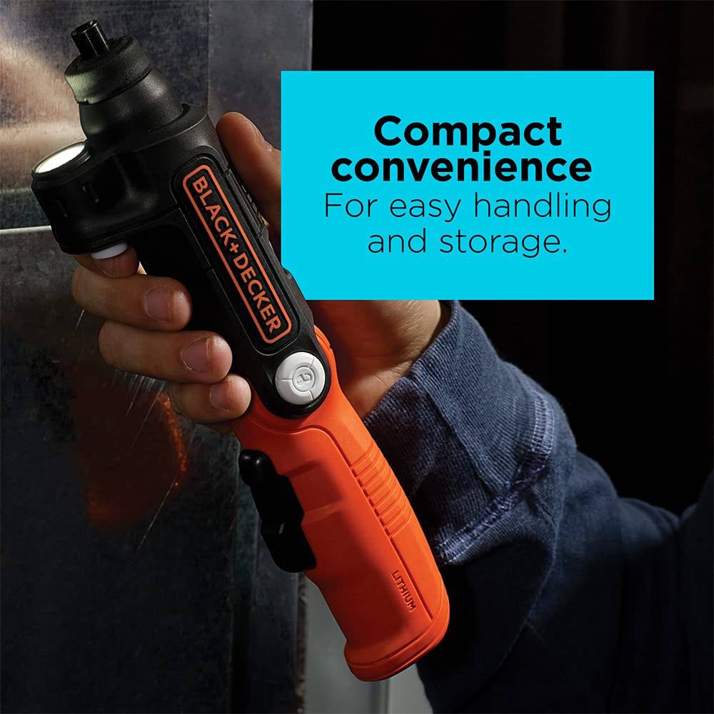 Foto 7 pulgar | Destornillador Inalámbrico Black+decker 4v Max* Bdcsfl20c Con Led - Venta Internacional.