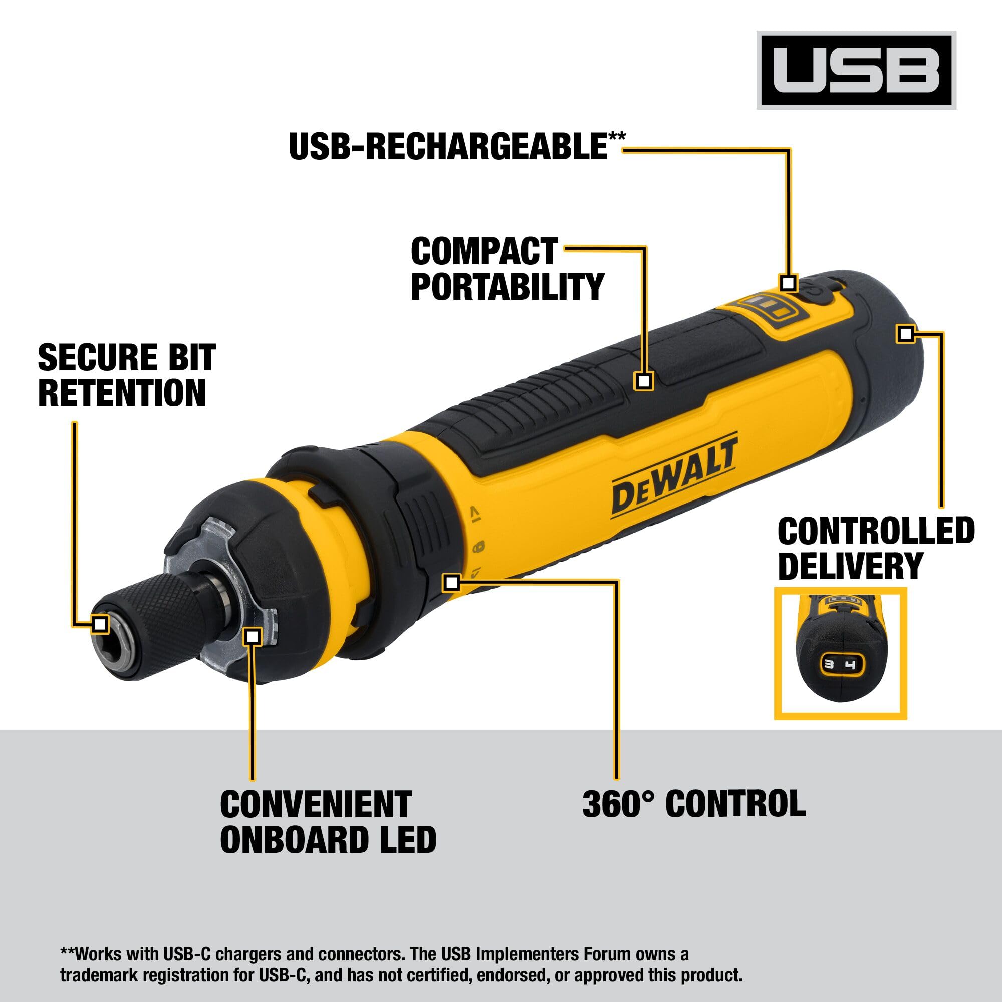 Foto 3 pulgar | Destornillador Inalámbrico Dewalt Flexdrive Control Dwht66719 - Venta Internacional.