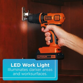 Foto 6 | Taladro Y Destornillador Inalámbricos Black+decker 20v Max Ldx120c - Venta Internacional.