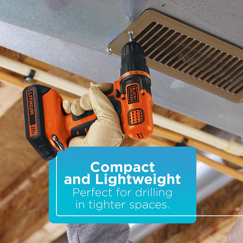Foto 8 pulgar | Taladro Y Destornillador Inalámbricos Black+decker 20v Max Ldx120c - Venta Internacional.