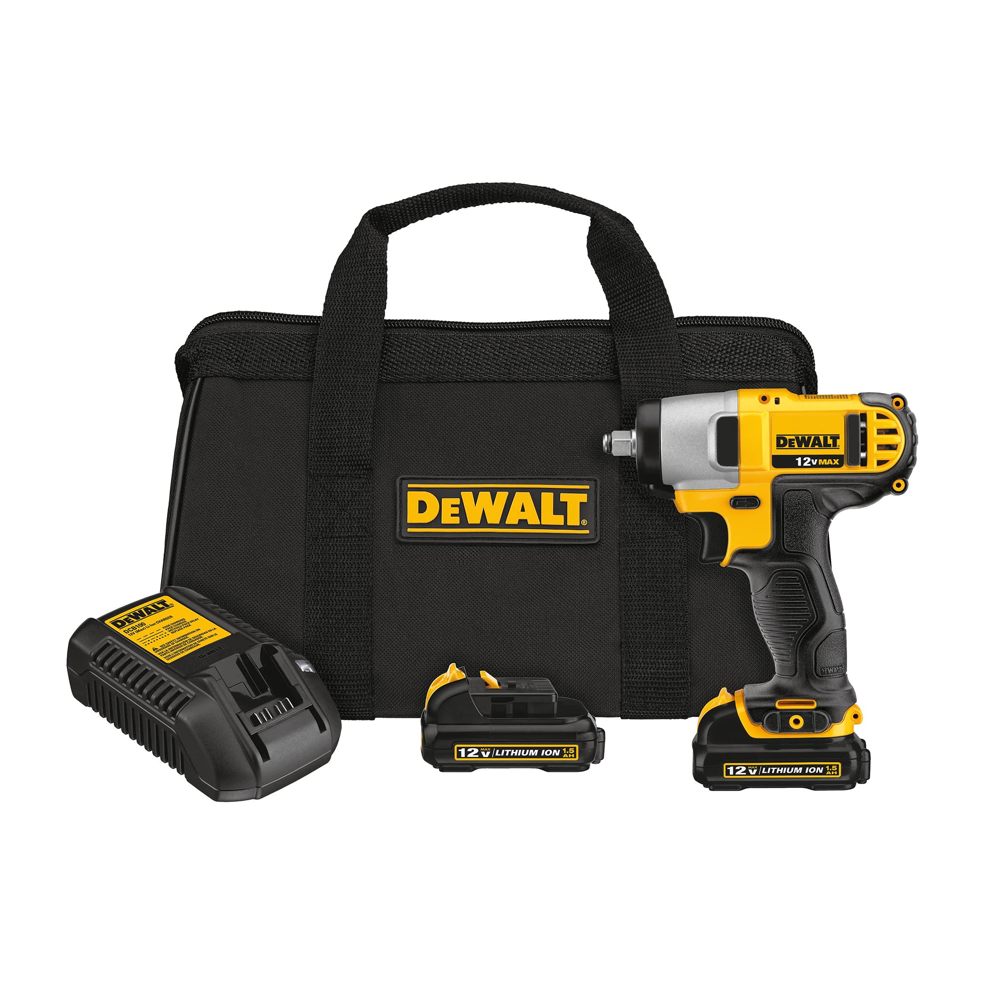 Llave De Impacto Dewalt 12 V Max Inalámbrica De 3/8 Pulgadas Con Anillo De Acero - Venta Internacional.
