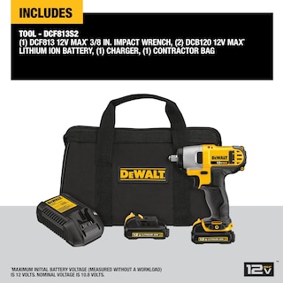 Foto 2 | Llave De Impacto Dewalt 12 V Max Inalámbrica De 3/8 Pulgadas Con Anillo De Acero - Venta Internacional.