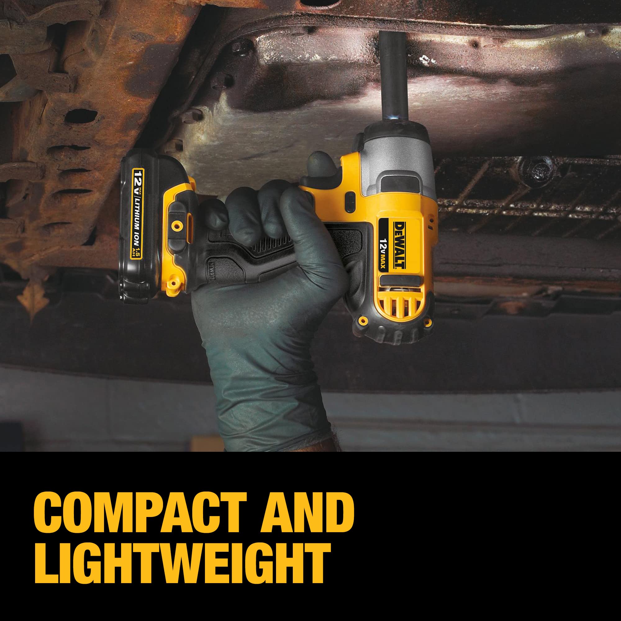 Foto 4 pulgar | Llave De Impacto Dewalt 12 V Max Inalámbrica De 3/8 Pulgadas Con Anillo De Acero - Venta Internacional.