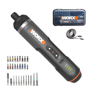 Foto 1 | Destornillador Worx Wx242l De Iones De Litio De 4 V Con Kit De 30 Piezas - Venta Internacional.