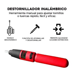 Foto 3 | Destornillador Atornillador Inalámbrico Recargable 127v Profesional