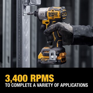 Foto 7 | Destornillador De Impacto Dewalt 20v Max Inalámbrico De 3 Velocidades Con Batería - Venta Internacional.