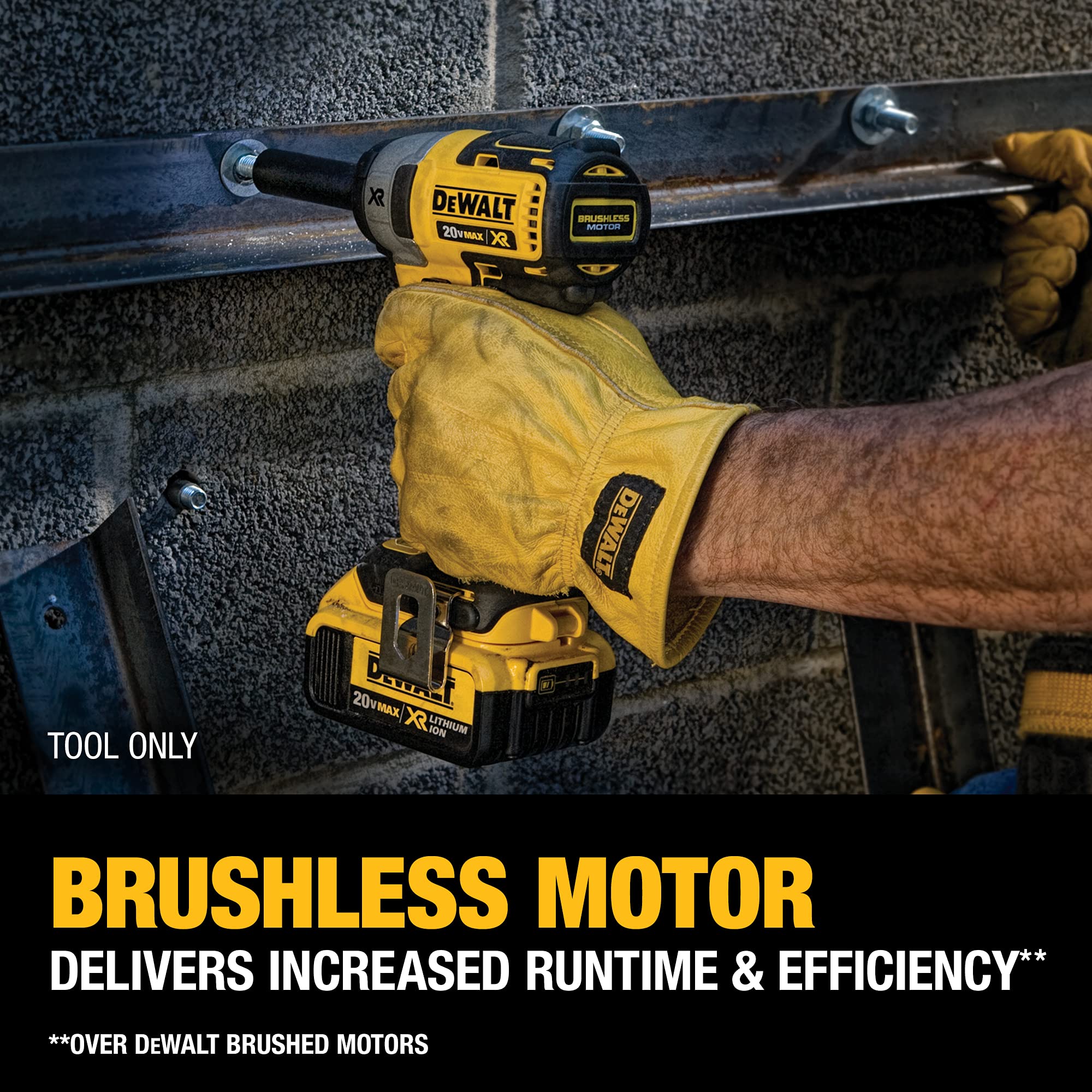 Foto 3 | Llave De Impacto Inalámbrica Dewalt 20v Max* Xr 3/8 Pulgadas Dcf890b - Venta Internacional.