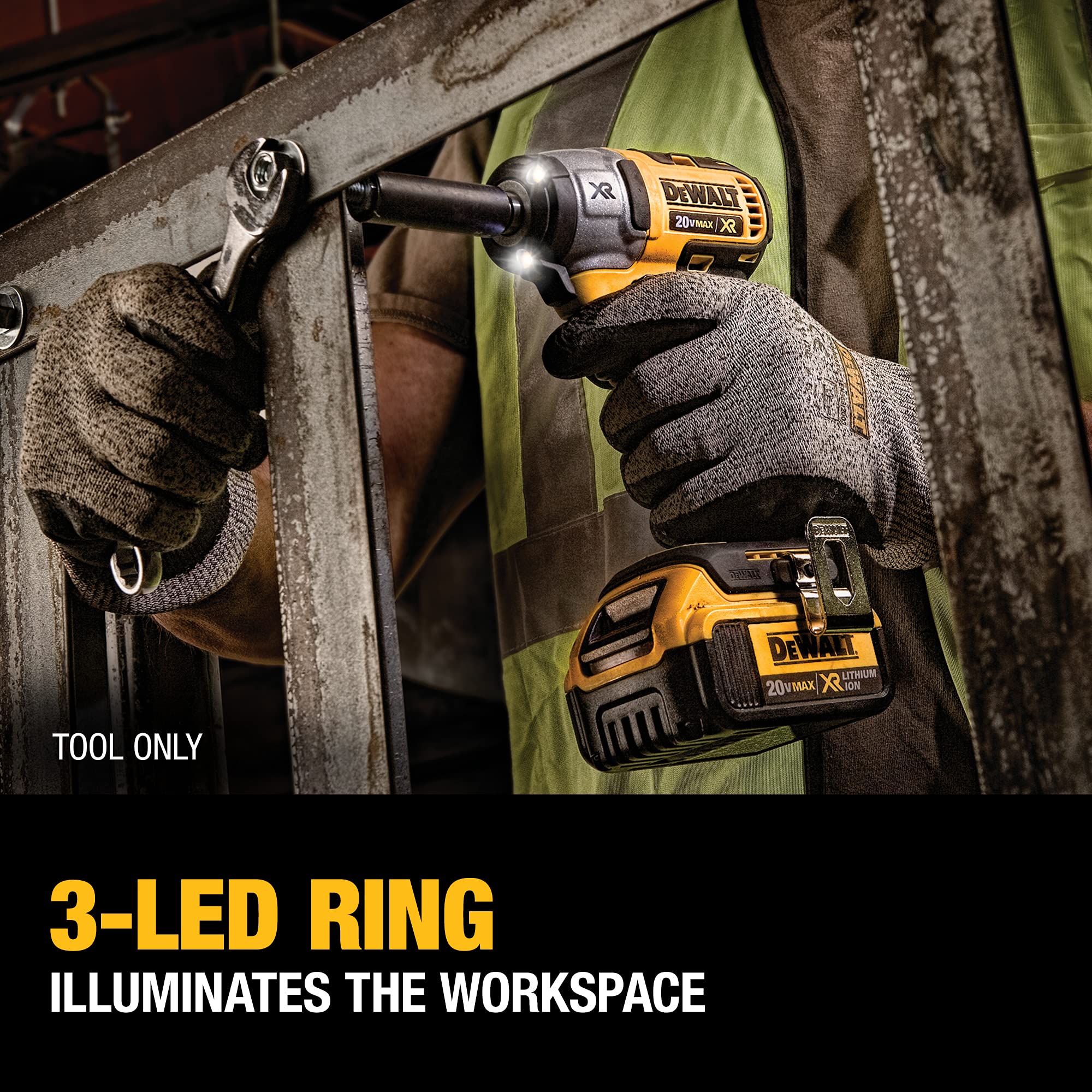 Foto 7 pulgar | Llave De Impacto Inalámbrica Dewalt 20v Max* Xr 3/8 Pulgadas Dcf890b - Venta Internacional.
