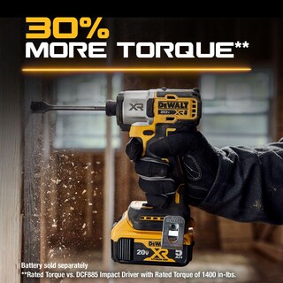 Foto 3 | Destornillador De Impacto Dewalt 20v Max Xr Sin Escobillas 1/4 De 3 Velocidades Dcf845b - Venta Internacional.