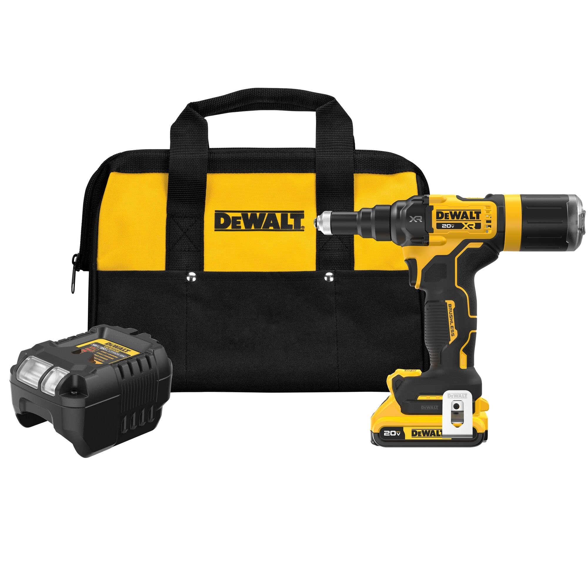 Foto 1 | Remachadora Inalámbrica Dewalt 20v Max Xr Dcf403d1 Con Batería - Venta Internacional.