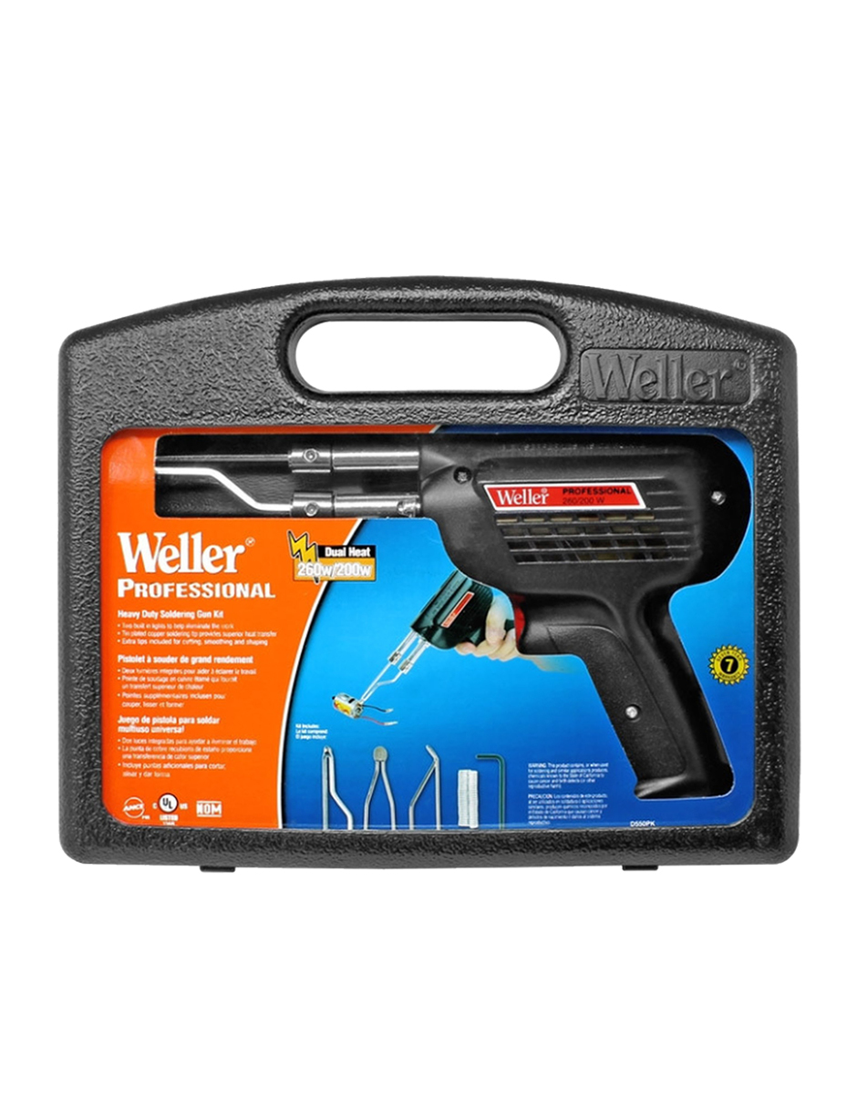 Foto 6 pulgar | Cautin Pistola 200-260w 482-593c Iluminado - Weller - D550pkmx -  Negro