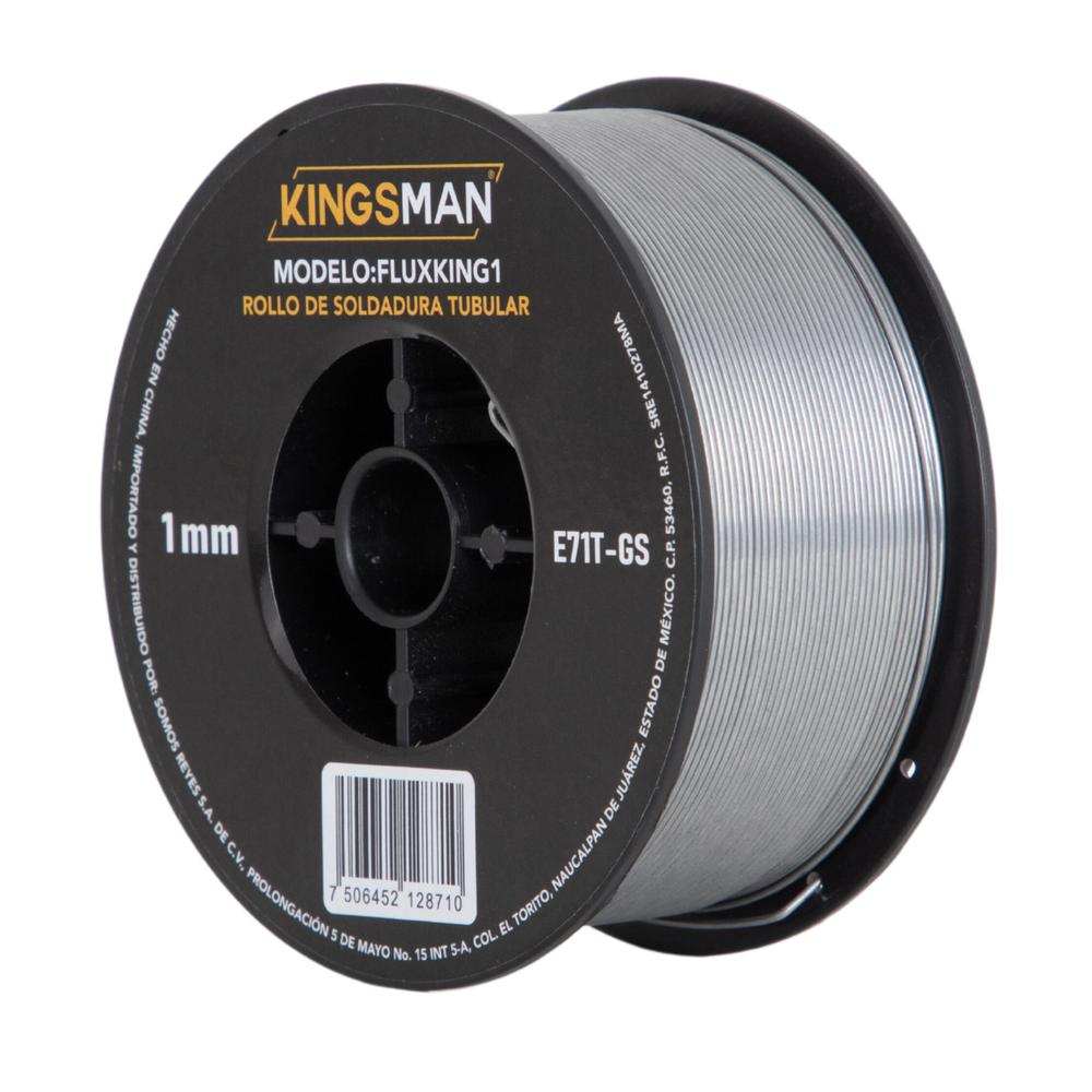 Rollo de Soldadura Microalambre Kingsman 1 kg 1 mm Sin Gas