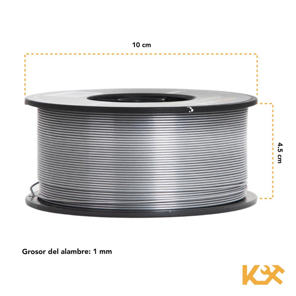 Foto 6 pulgar | Rollo de Soldadura Microalambre Kingsman 1 kg 1 mm Sin Gas