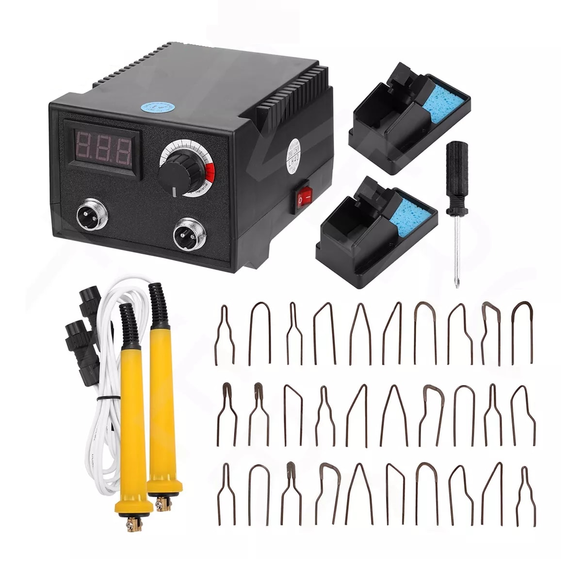 Kit Cautin Pirografo 38 Pcs Lcd Termograbado Temp Adjustable Eo Safe Imports Esi-9321 Multicolor $1,429