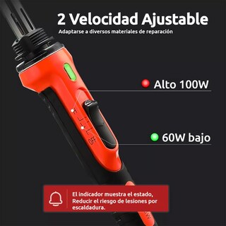 Foto 2 | Kit Soldador Y Kit De Soldador Para Soldadora Portatil Eo Safe Imports Esi-17121 Multicolor