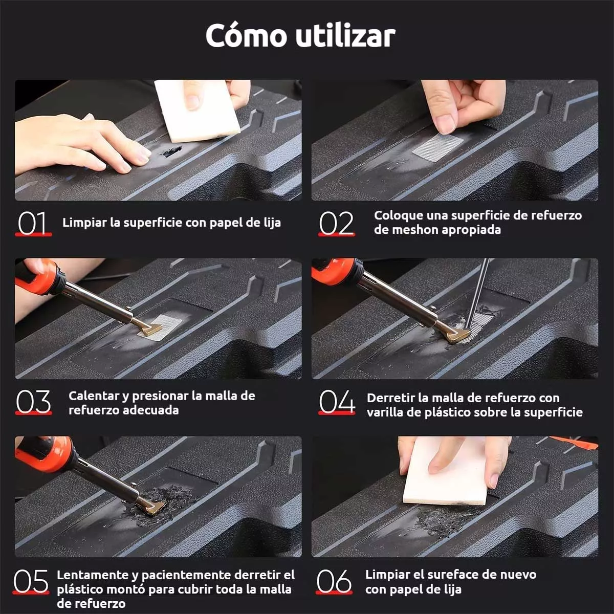Foto 4 pulgar | Kit Soldador Y Kit De Soldador Para Soldadora Portatil Eo Safe Imports Esi-17121 Multicolor