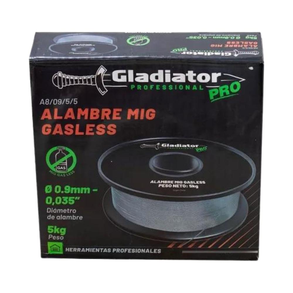Foto 3 | Microalambre Flux Mig 0.9 Mm. 0.35' 5 Kg. Gladiator