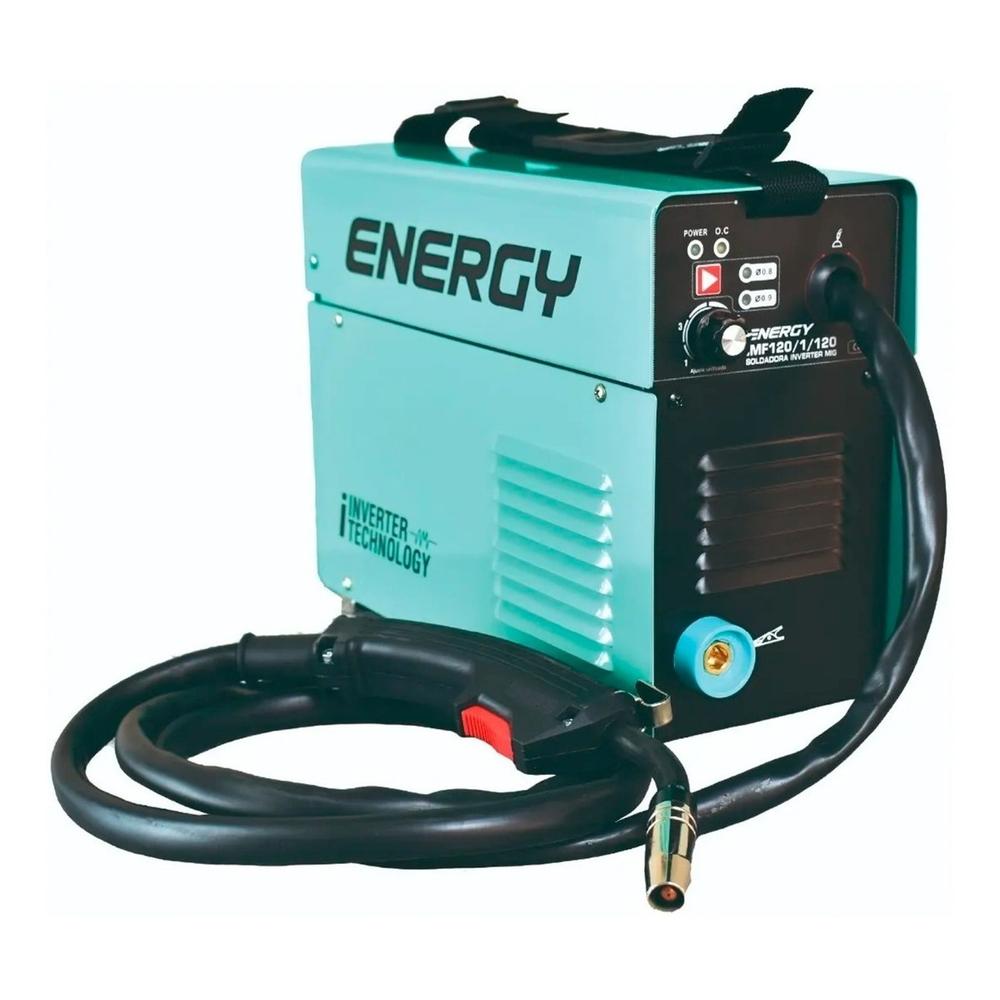 Soldadora Microalambre Flux Sin Gas 110v 120a Energy