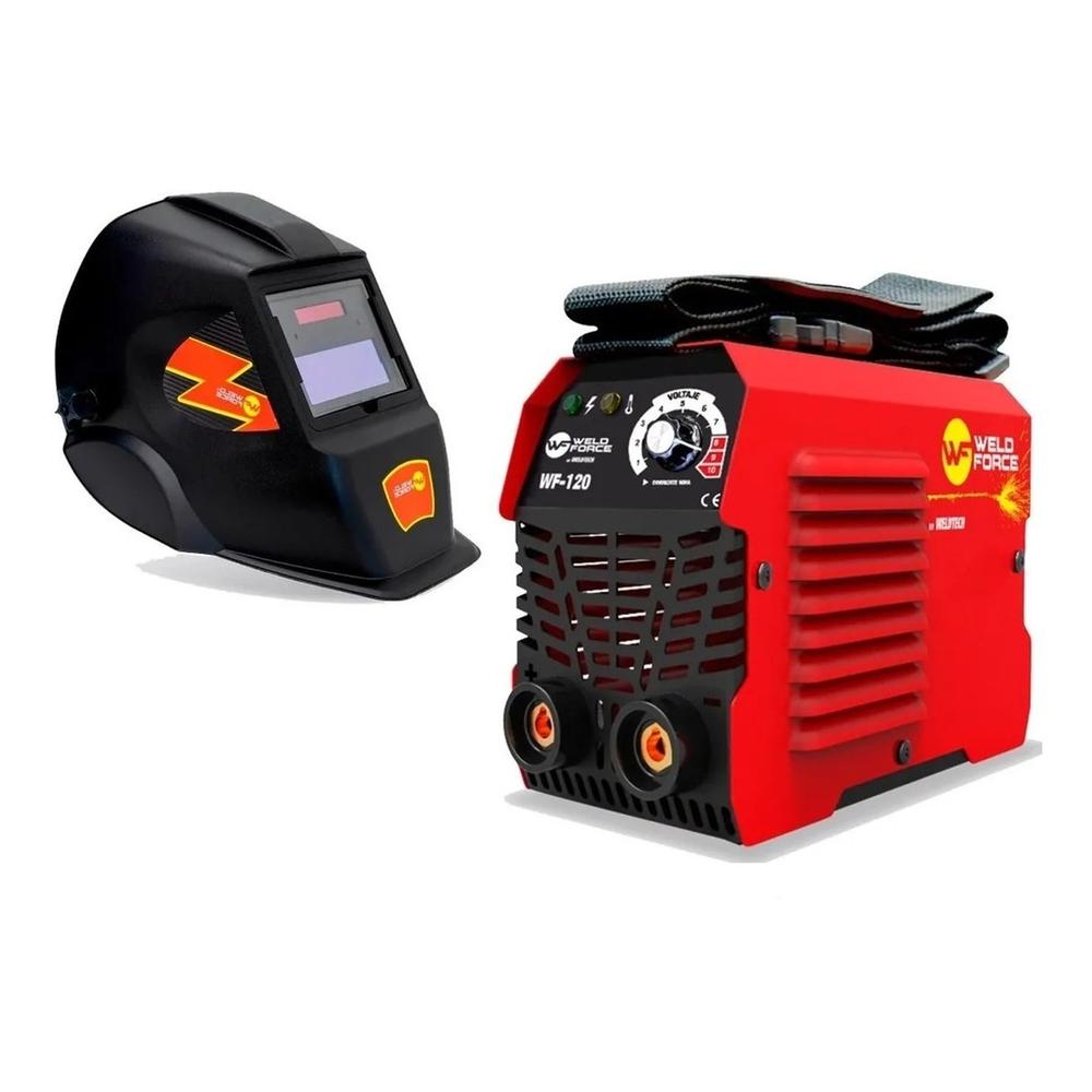Foto 2 | Soldadora Inversor Weld Force 120 Amperes + Miniesmeriladora