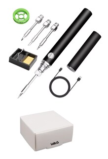 Foto 1 | Soldador Inalámbrico Portátil Recargable Usb Con 3 Puntas Negro