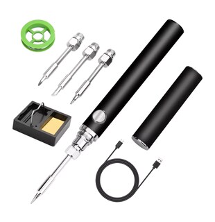 Foto 5 | Soldador Inalámbrico Portátil Recargable Usb Con 3 Puntas Negro