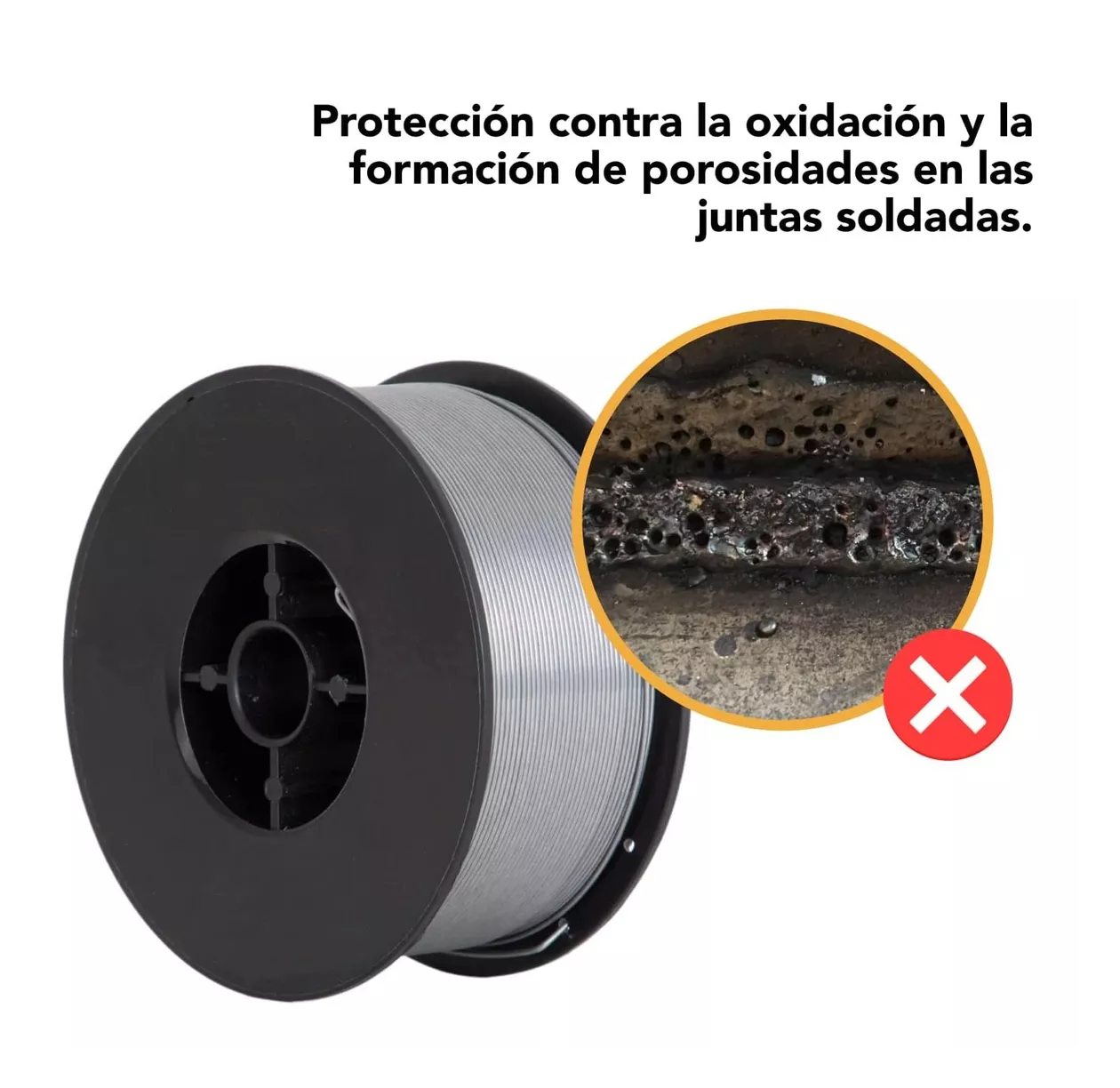 Foto 4 pulgar | Kit 3 Rollos Microalambre Soldar 1 Kg 1.00mm Fluxcore Sin Gas Plata