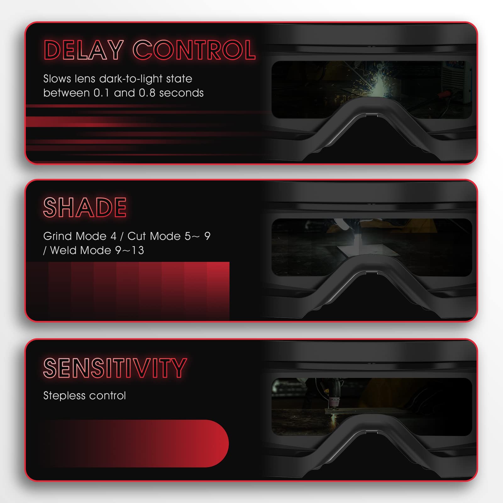 Foto 5 | Gafas De Soldadura Yeswelder True Color Auto Darkening - Venta Internacional.