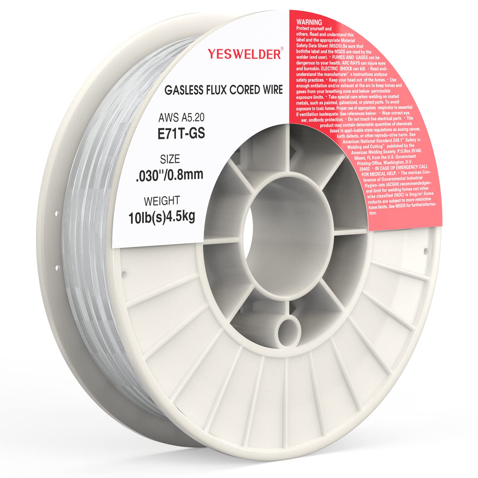 Foto 1 | Alambre De Soldadura Yeswelder Flux Core Mig Mild Steel E71tgs 4 Kg - Venta Internacional.