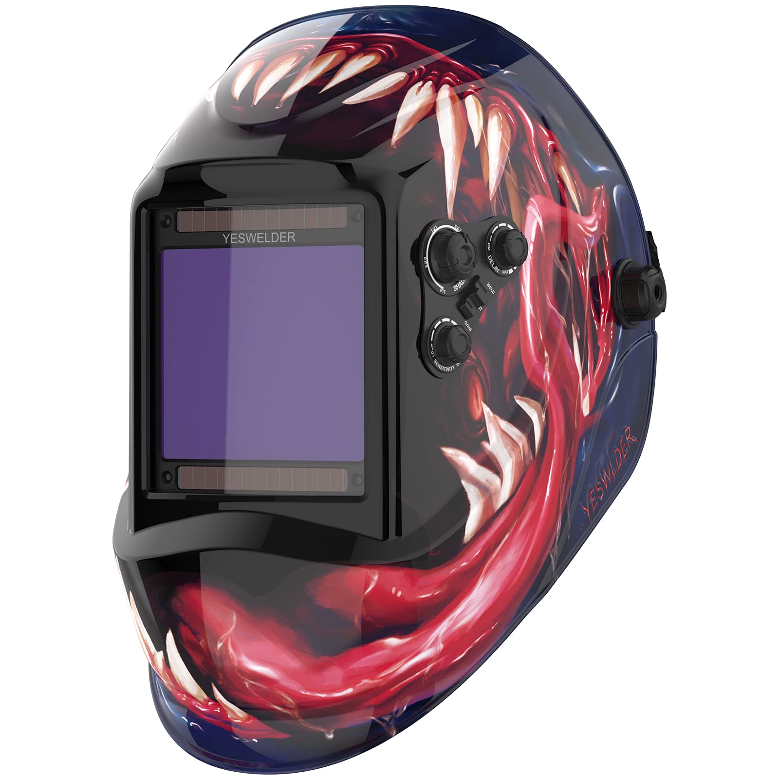Foto 2 pulgar | Casco De Soldadura Yeswelder Lyg-m800h-vm Con Energía Solar Con Oscurecimiento Automático - Venta Internacional.