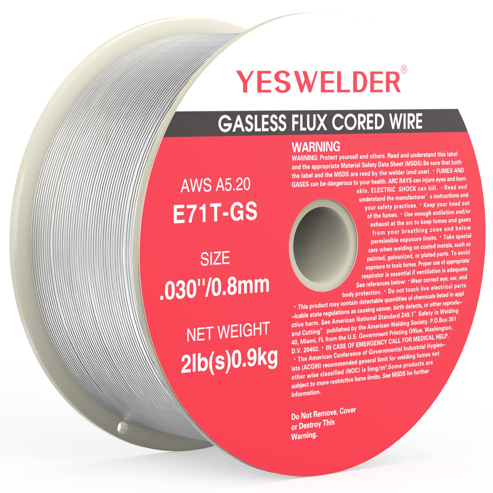 Foto 2 pulgar | Alambre Mig Sin Gas Flux Core Yeswelder E71tgs 0,8 Mm 1 Kg - Venta Internacional.