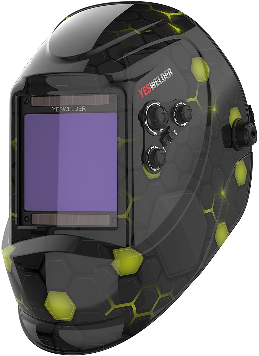 Foto 2 pulgar | Casco De Soldadura Yeswelder Lyg-m800h-a Con Oscurecimiento Automático De Energía Solar - Venta Internacional.