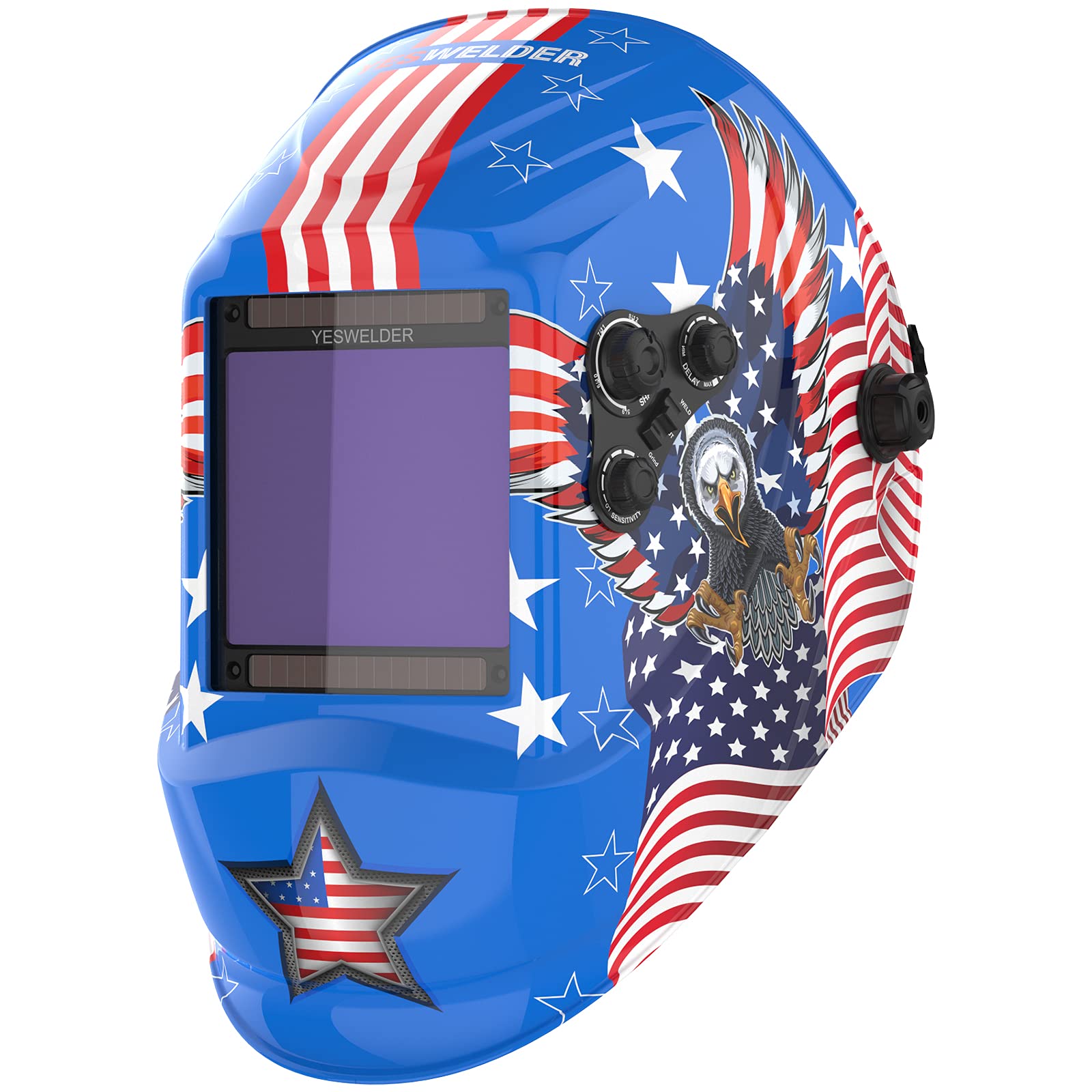 Foto 1 | Casco De Soldadura Yeswelder Lyg-m800h-b Con Oscurecimiento Solar Automático - Venta Internacional.