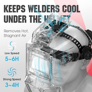 Foto 3 | Casco De Soldadura Yeswelder Con Oscurecimiento Automático Con Ventilador Y Luz - Venta Internacional.