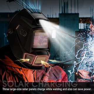 Foto 5 | Casco De Soldadura Yeswelder Con Oscurecimiento Automático Con Ventilador Y Luz - Venta Internacional.