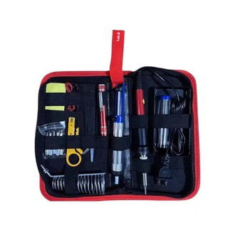 Foto 1 | Kit De Soldador Eléctrico De Temperatura Regulable Lab.g Rojo