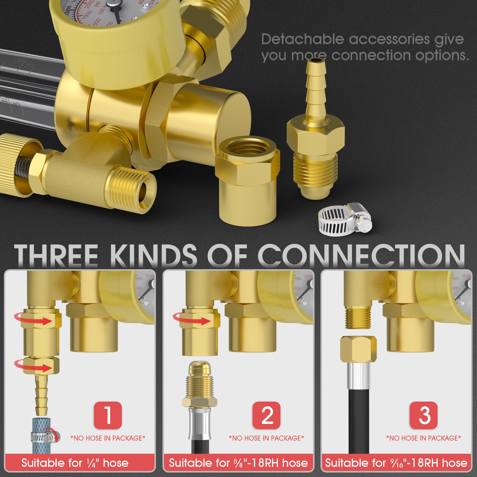 Foto 4 pulgar | Manómetro Regulador De Gas Para Soldadura Mig Tig Con Argón/co2 Yeswelder - Venta Internacional.