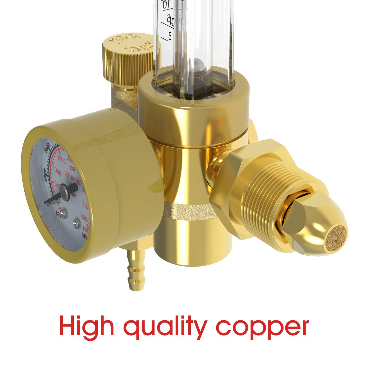 Foto 6 | Manómetro Regulador De Gas Para Soldadura Mig Tig Con Argón/co2 Yeswelder - Venta Internacional.