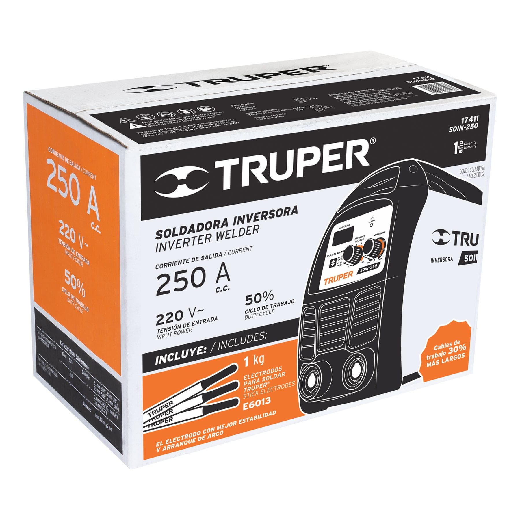 Foto 1 | Soldadora Inversora de 220 V Truper Soin-250