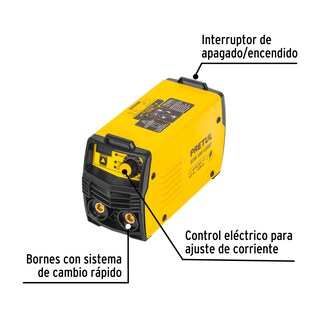 Foto 3 | Mini Soldadora Inversora Pretul Bivoltaje 127/220v 120 A
