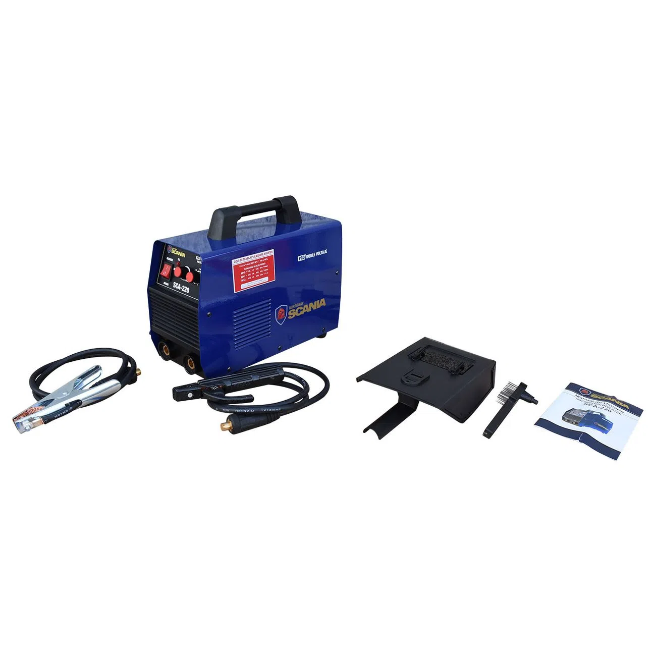 Soldadora Profesional Inverter Scania SCA-220 color Azul 110 V 155 A 220 V 200 A