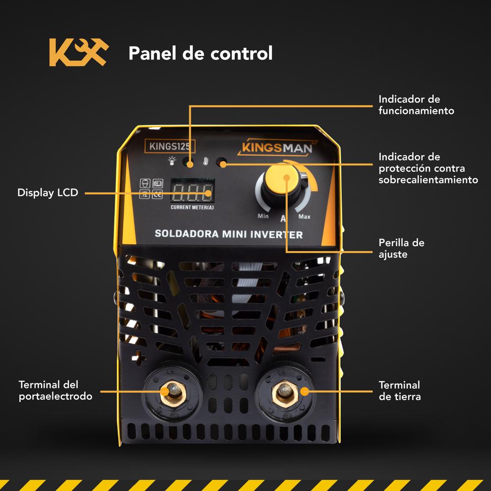 Foto 4 pulgar | Soldadora Inverter Portátil Kingsman 120 Amp 110v