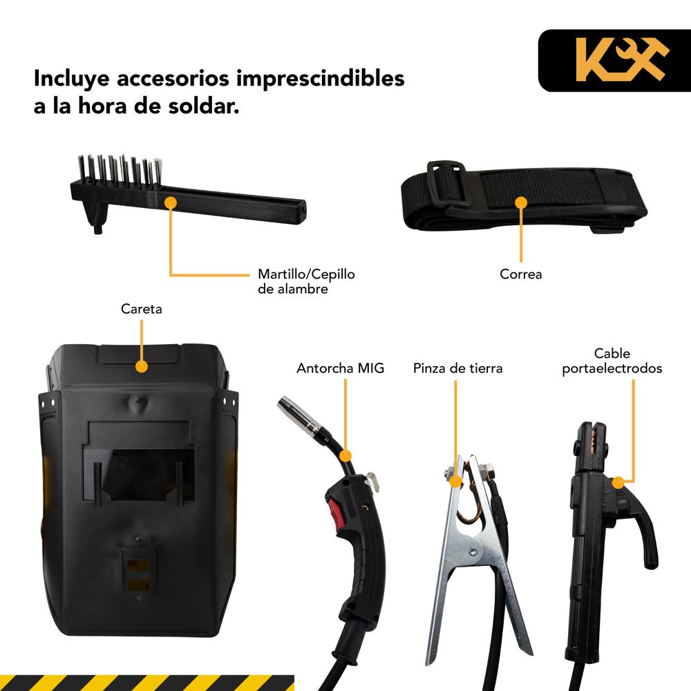 Foto 5 | Soldadora Inverter Portátil Kingsman 120 Amp 110v