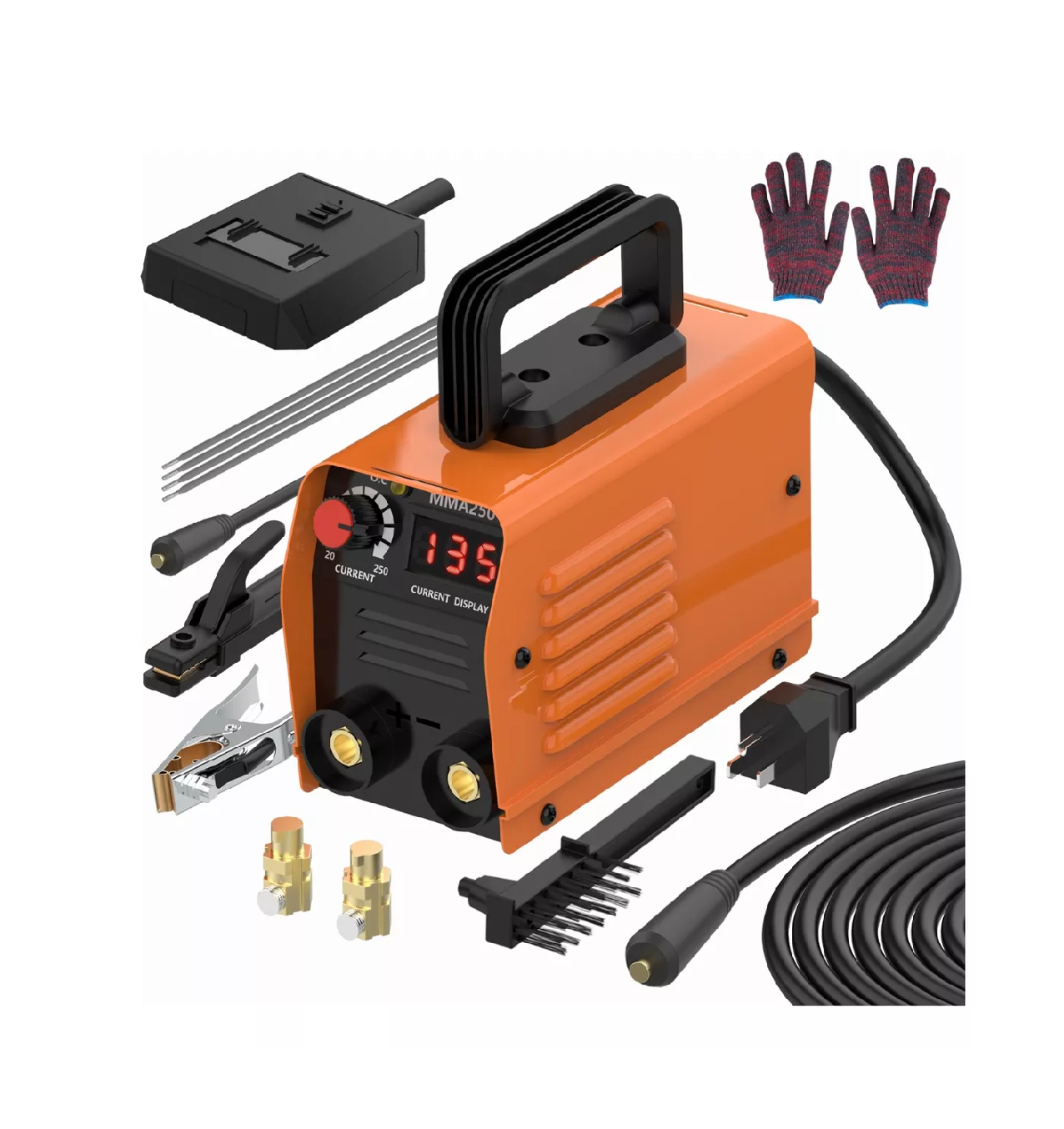 Soldadora Inverter Belug color Naranja 60hz 110v