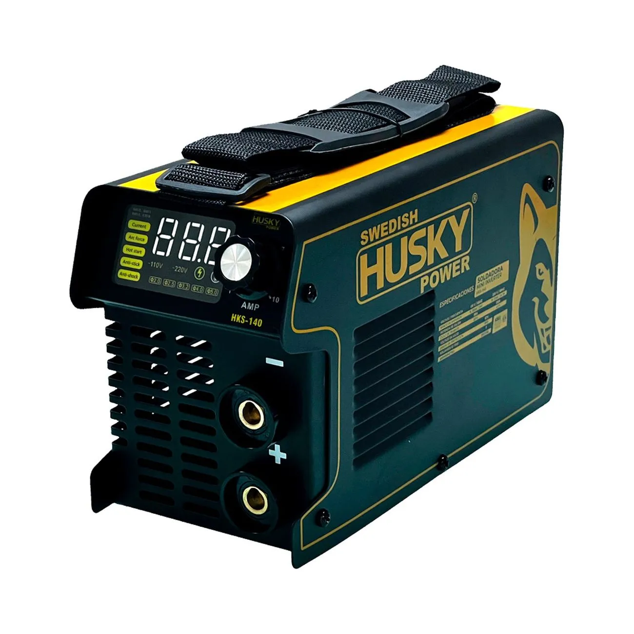 Foto 3 pulgar | Minisoldadora Inverter Swedish Husky HKS-140 Power 110v/100a 220v/130a