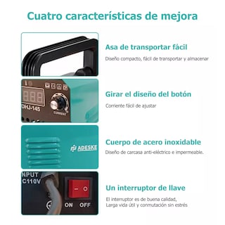 Foto 2 | Mini Soldadoras Maquina Soldar Inverter Portatil Inversores Eo Safe Imports Esi-13267 Verde