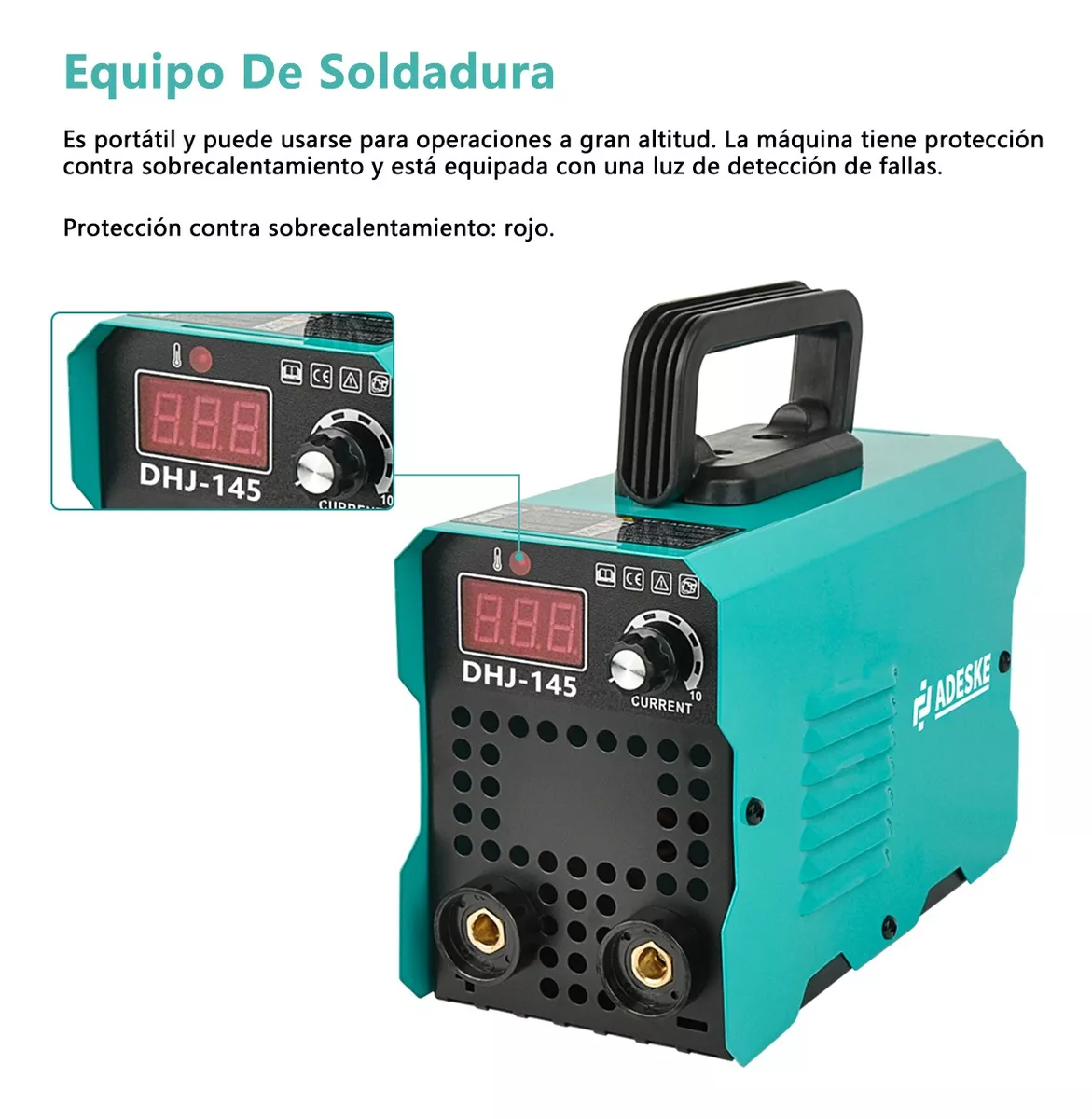 Foto 4 | Mini Soldadora Maquina Soldar Inverter Portatil Inversores, Verde